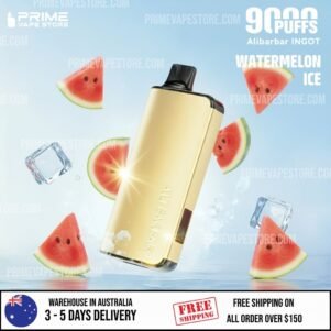 ALIBARBAR INGOT 9000 Puffs Watermelon Ice