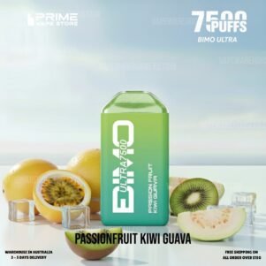 BIMO Ultra 7500 Puffs Passionfruit Kiwi Guava