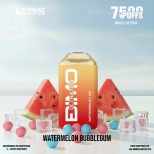 BIMO Ultra 7500 Puffs Disposable Vape - Watermelon Bubblegum