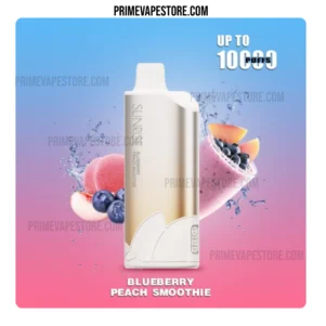 GROO Sunrise 10000 Puffs Blueberry Peach Smoothie